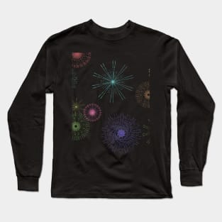 Holiday celebration - Vintage Fireworks Long Sleeve T-Shirt